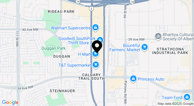 southpark-centre map