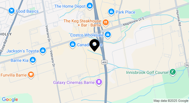 smart-centres-barrie-south map