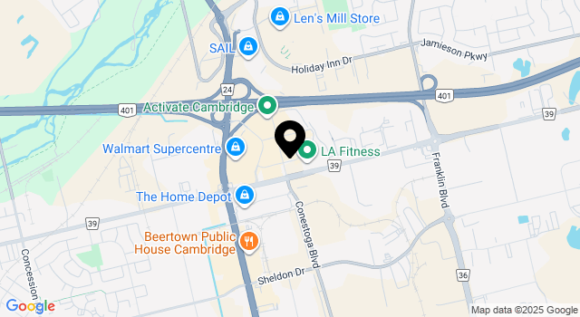 smart-centres-cambridge map