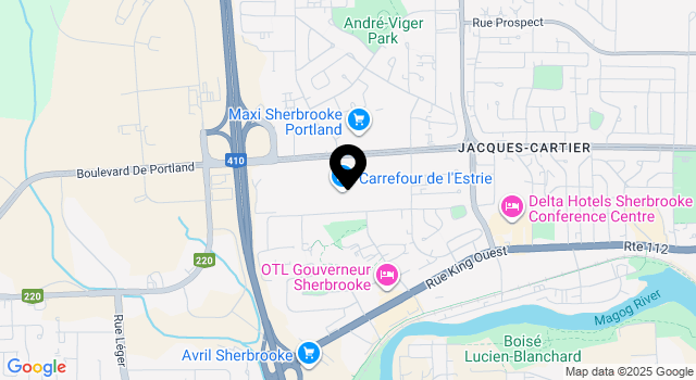 carrefour-de-l-estrie map