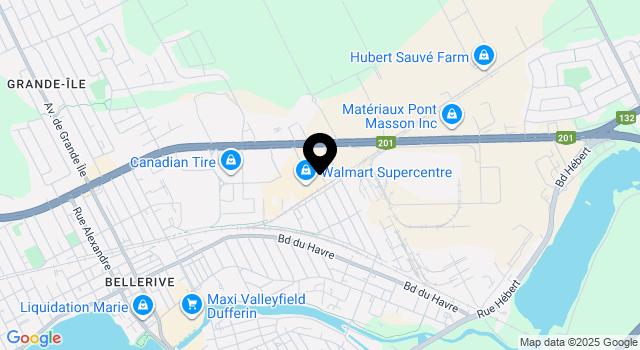 smart-centres-valleyfield map