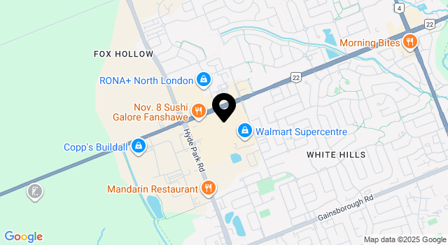 london-north-shopping-centre map