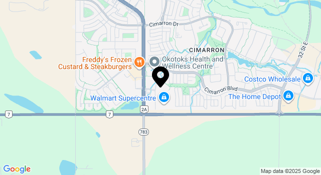 cornerstone-okotoks map