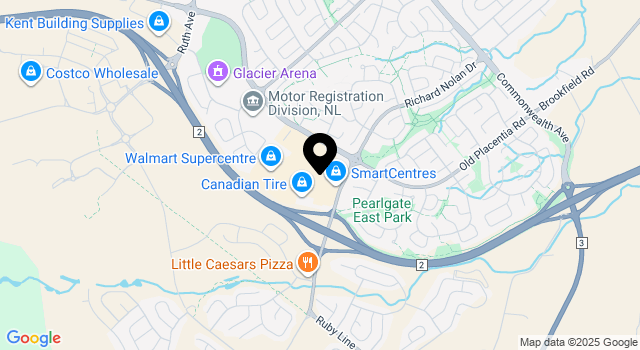 smart-centres-mount-pearl map