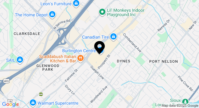 burlington-mall map