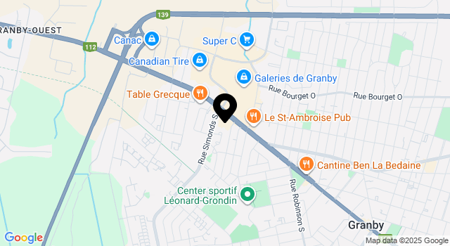 granby-shopping-centre map