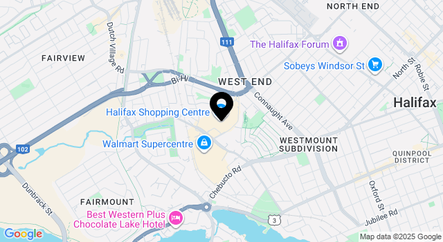 halifax-shopping-centre map