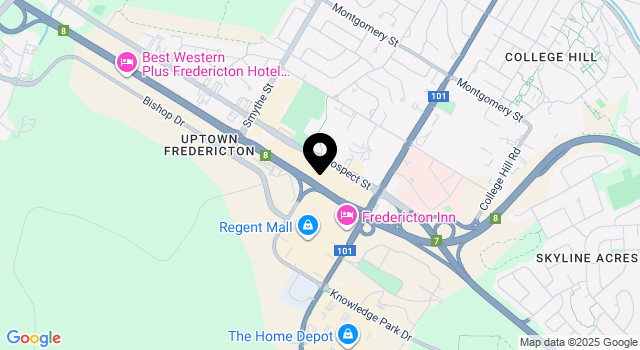 uptown-centre map