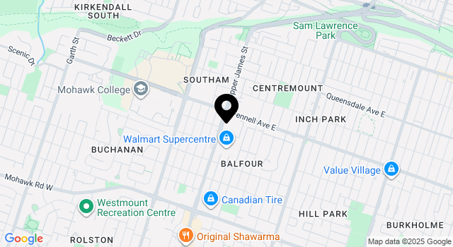 hamilton-mountain-plaza map