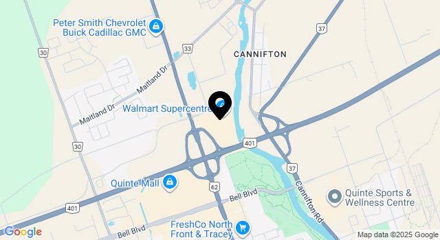 belleville-wal-mart-centre map